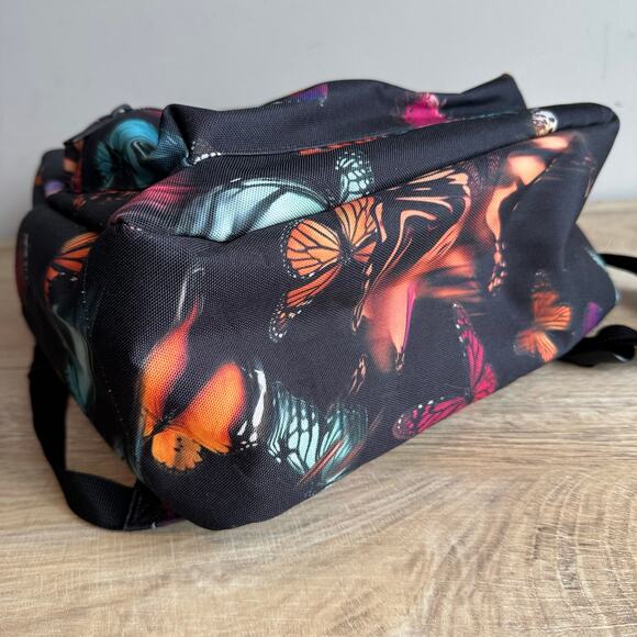 Hershel Supply Co. Nova Mid Volume Backpack Black Multicolored Butterflies - Picture 4 of 11